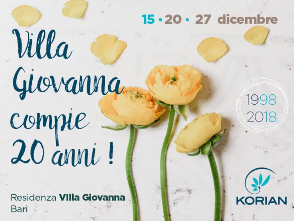 Buon Compleanno Villa Giovanna!