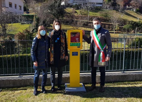 Il cuore di Korian: a Tarzo un defibrillatore donato dall’Istituto Padre Pio