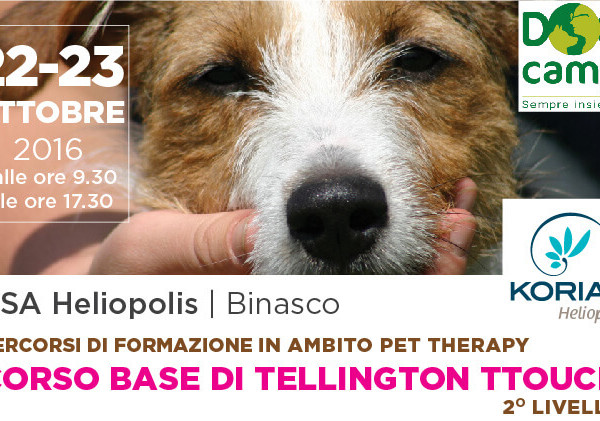 Pet Therapy: corso base di Tellington Ttouch