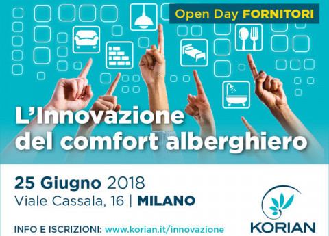 L’Innovazione del comfort alberghiero: Open Day Fornitori