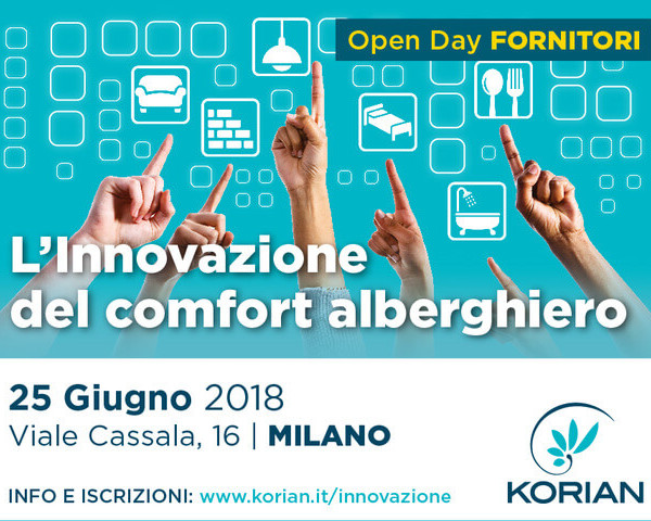 L’Innovazione del comfort alberghiero: Open Day Fornitori