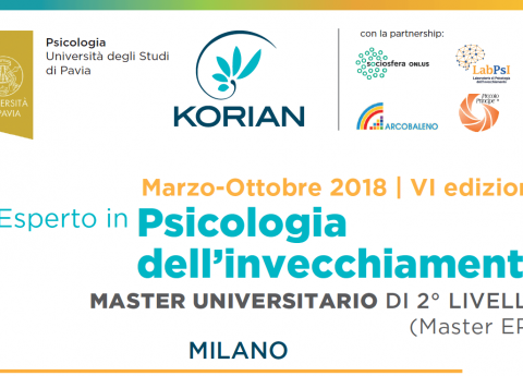 Al via la VI edizione del Master in “Esperto in psicologia dell’invecchiamento”