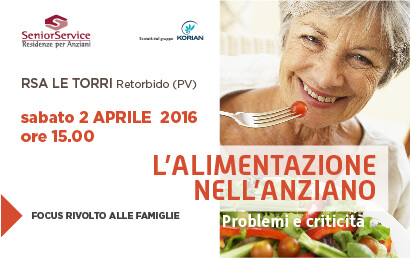 L'alimentazione nell'anziano. Problemi e criticità