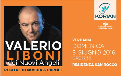 San Rocco Verbania, Recital di musica e parole con Valerio Liboni