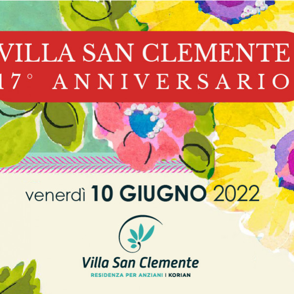 Villa San Clemente | 17° anniversario