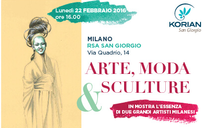 “Arte, Moda e Scultura”, mostra dedicata a due grandi artisti contemporanei milanesi.