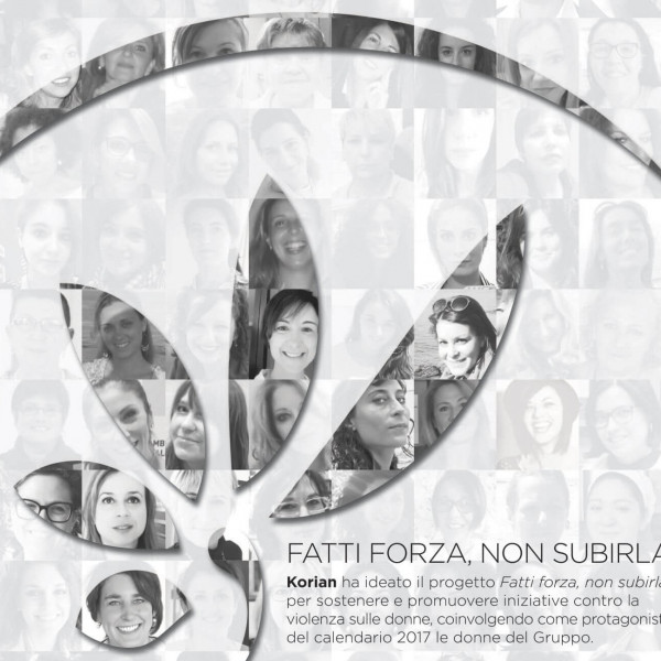 “Fatti forza, non subirla”: il calendario Korian 2017 dedicato alle donne