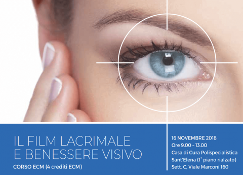Corso ECM: il film lacrimale e benessere visivo