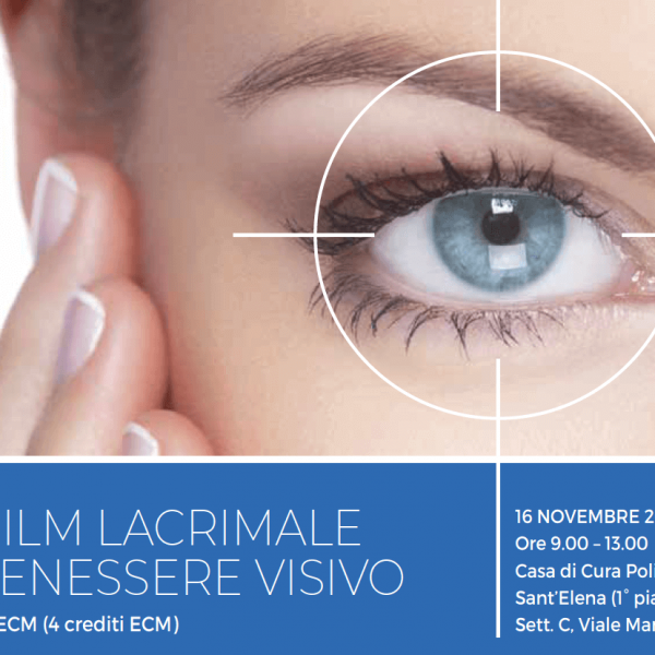 Corso ECM: il film lacrimale e benessere visivo