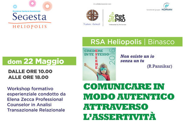 COMUNICARE IN MODO AUTENTICO ATTRAVERSO L'ASSERTIVITÀ