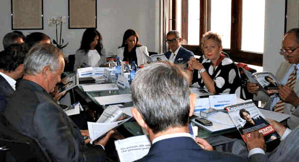 La Dott.ssa Mariuccia Rossini alla tavola rotonda su tecnologia e innovazione