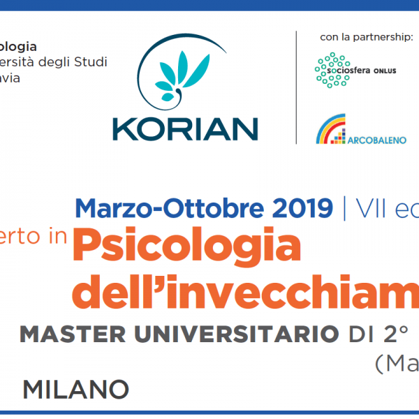 Master in “Esperto in psicologia dell’invecchiamento”: VII edizione