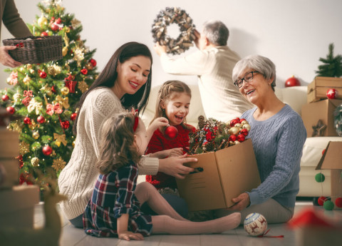 Natale in famiglia con i nonni