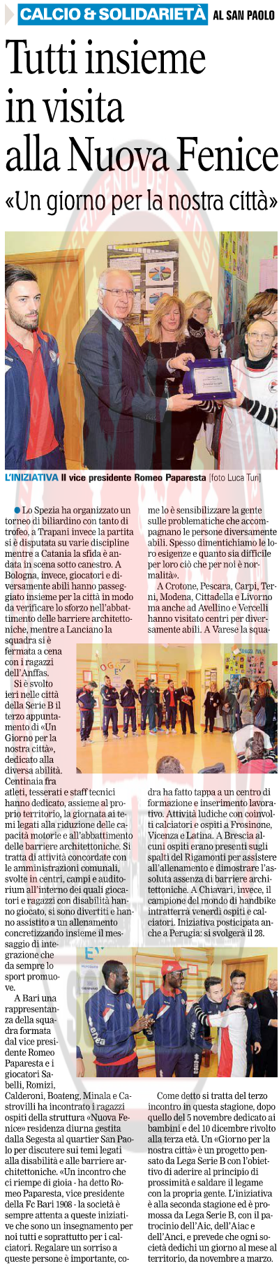 nuova fenice bari gazzetta