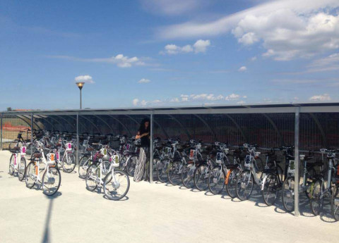 In bici per l'Ospedale Cisanello a Pisa