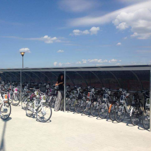 In bici per l'Ospedale Cisanello a Pisa