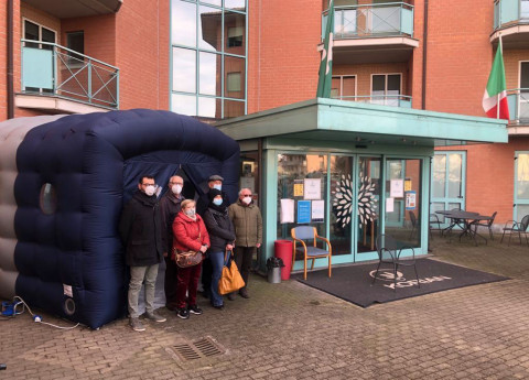 Una nuova Stanza degli abbracci a Villa Antea