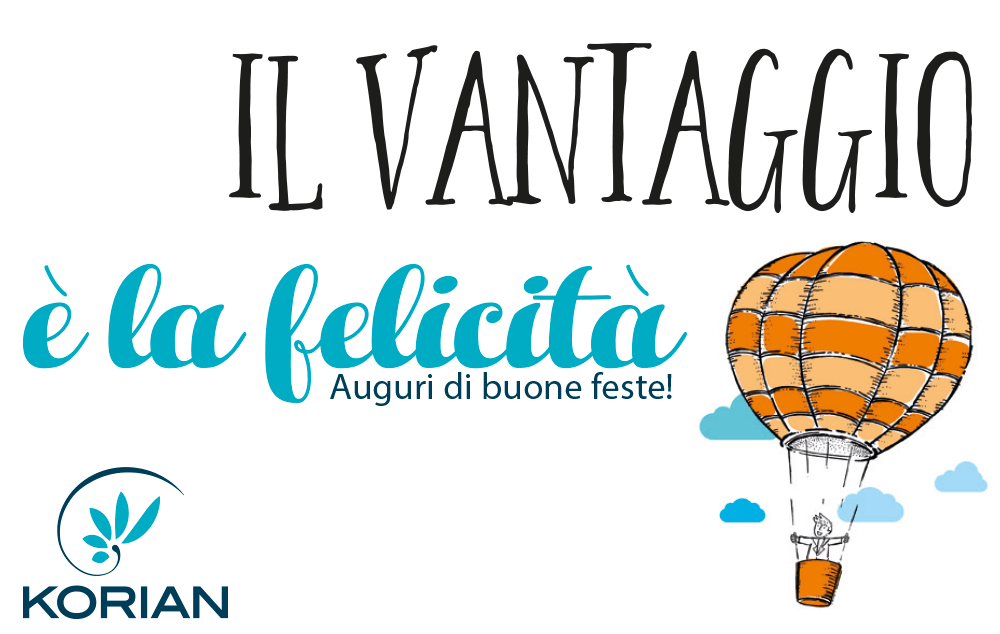 Il vantaggio è la felicità – Auguri di buone feste!
